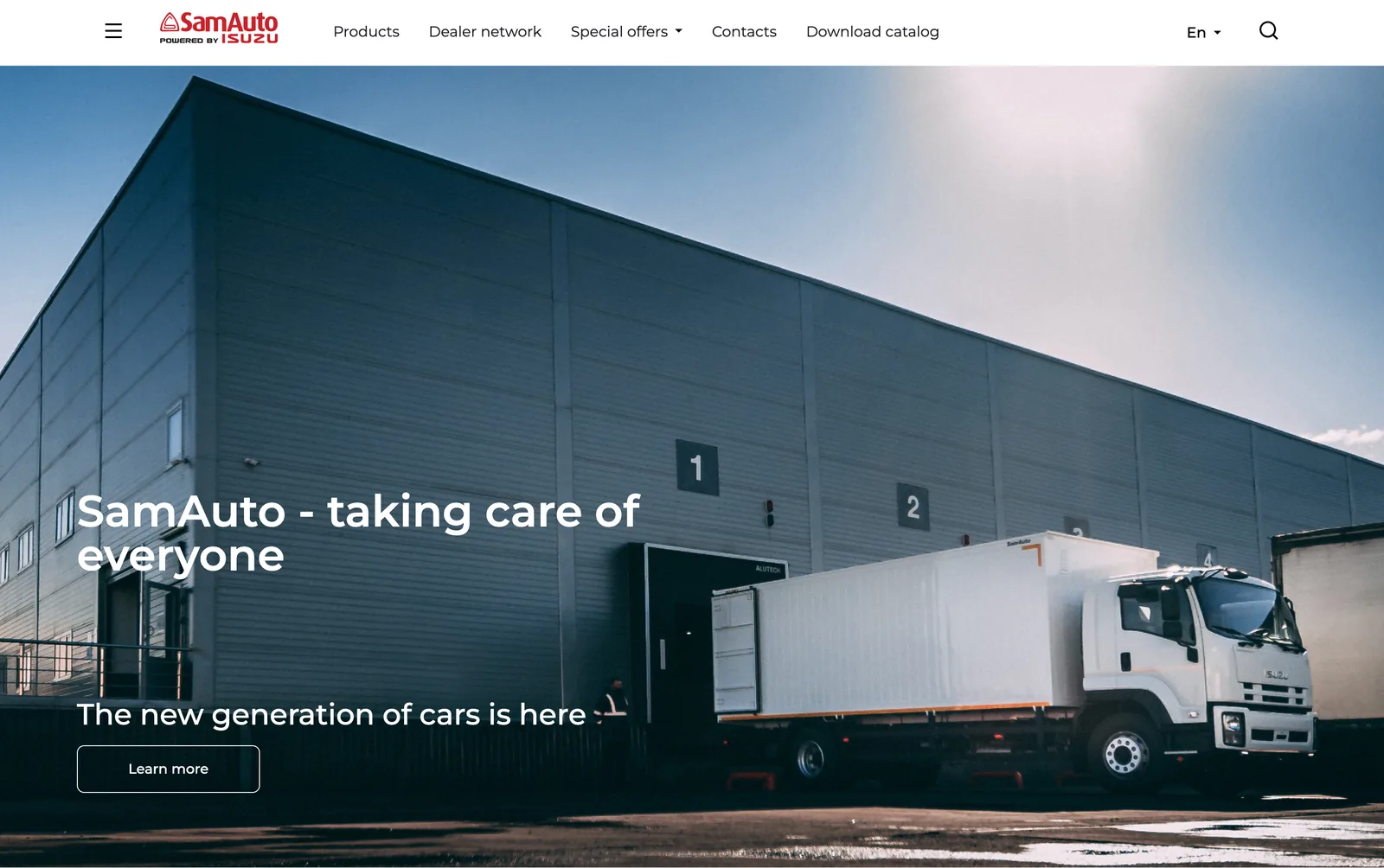 SamAuto — desktop / mobile screenshot — 1/5